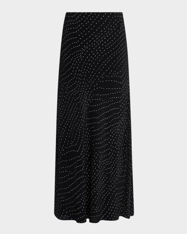 Wren Printed A-Line Skirt